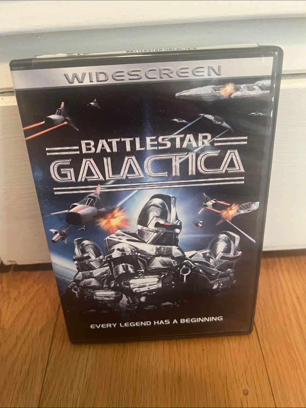 #2445**Battlestar Galactica Widescreen DVD — Black & Silver Cover